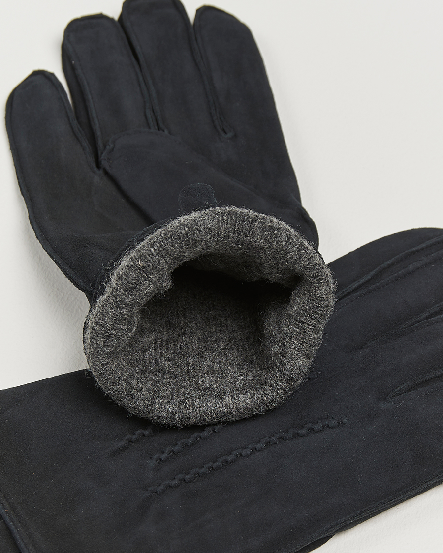 Herre | Hansker | Amanda Christensen | Lined Suede Gloves Black