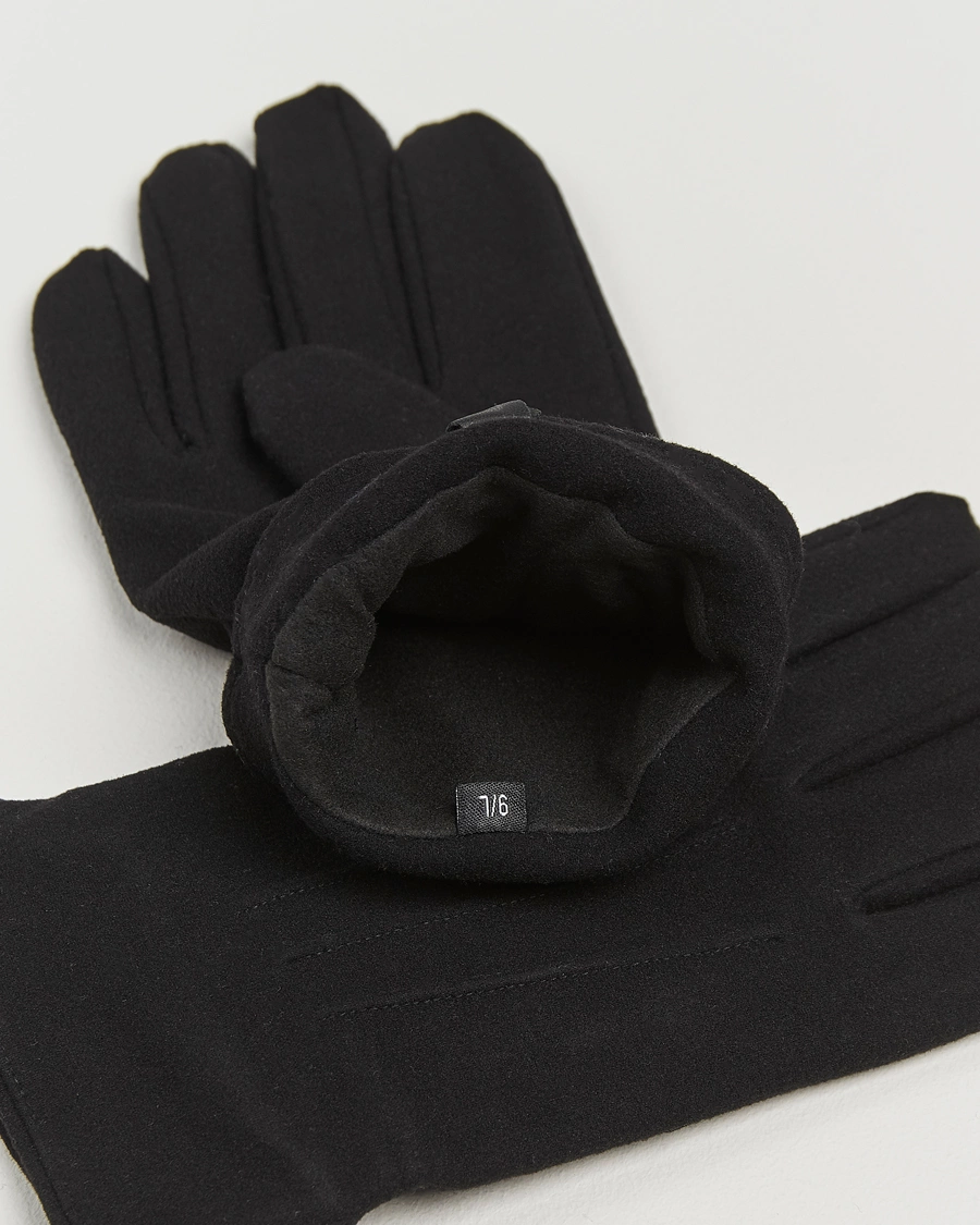 Herre | Hansker | Amanda Christensen | Lined Wool Gloves Black