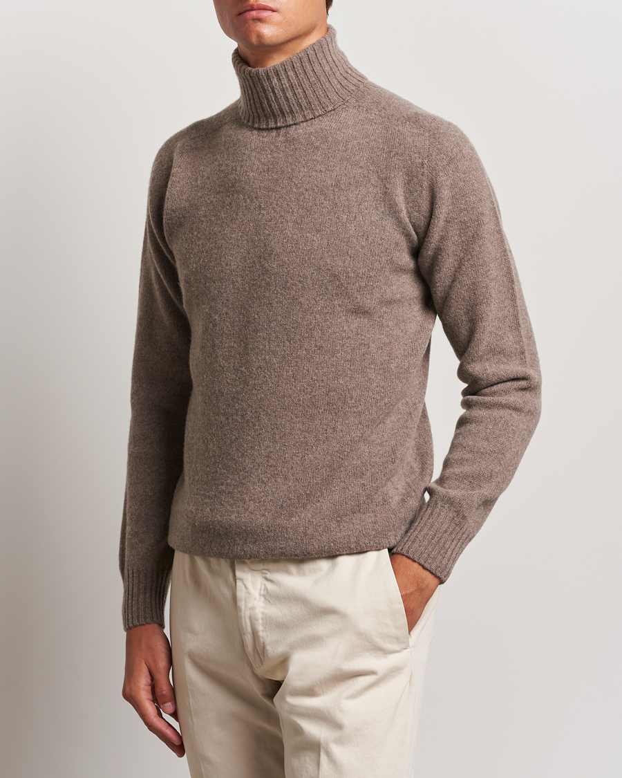 Herre | Pologensere | Altea | Wool/Cashmere Rollneck Taupe