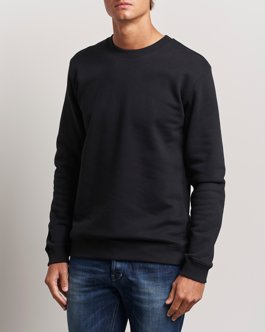 Herre |  | Dondup | Logo Crew Neck Sweatshirt Black