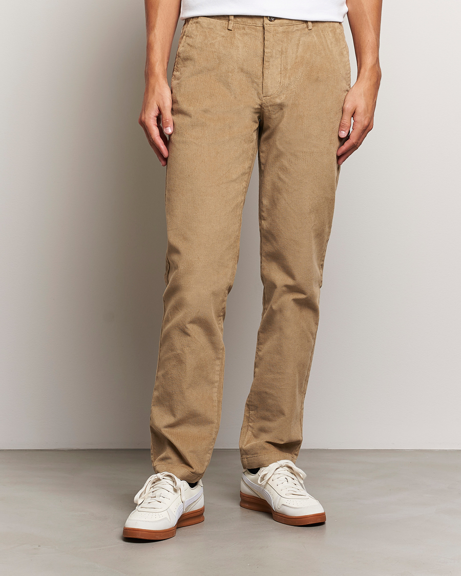 Herre | Cordfløyelsbukser | Dockers | Slim Cotton Corduroy Chino Harvest Gold