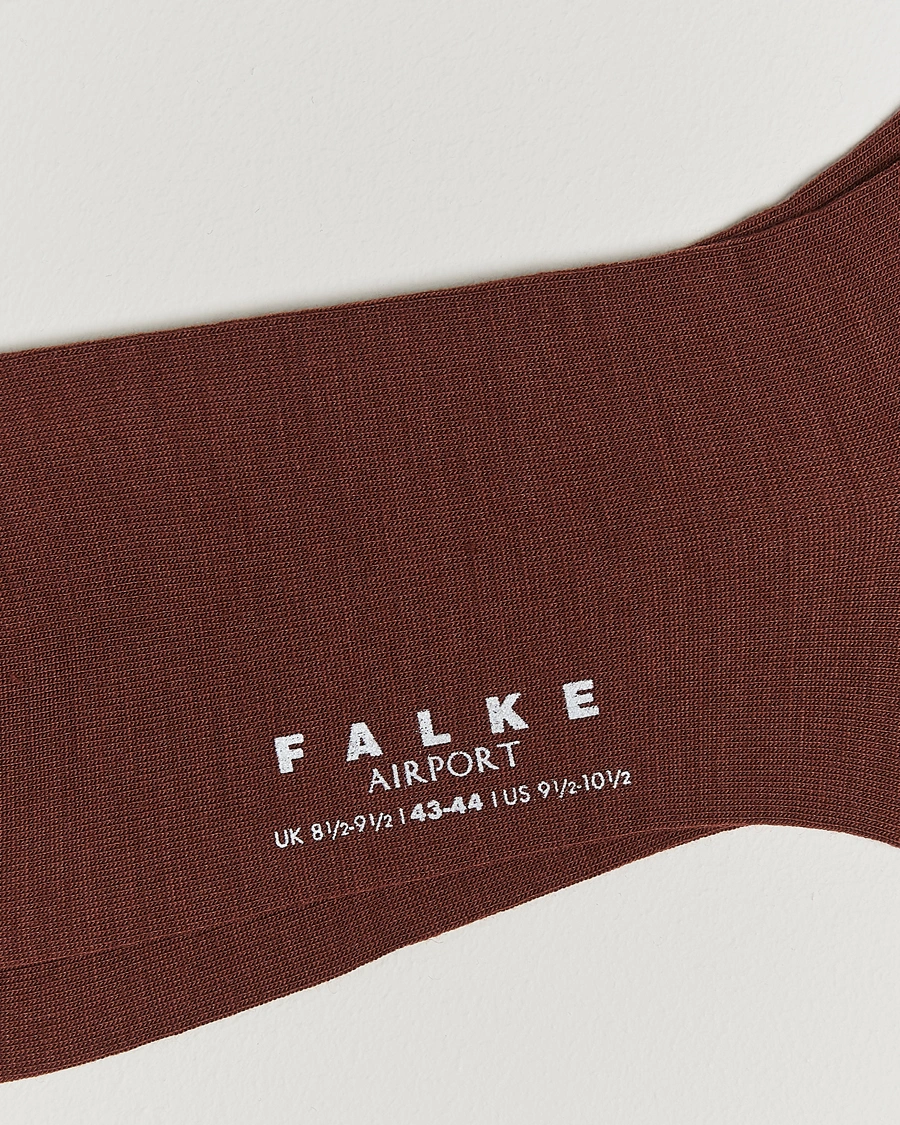 Herre |  | Falke | Airport Socks Cinnamon Brown