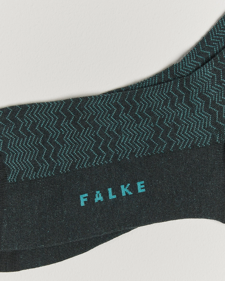 Herre |  | Falke | Mighty Nest Wool/Cotton Socks Forest Green