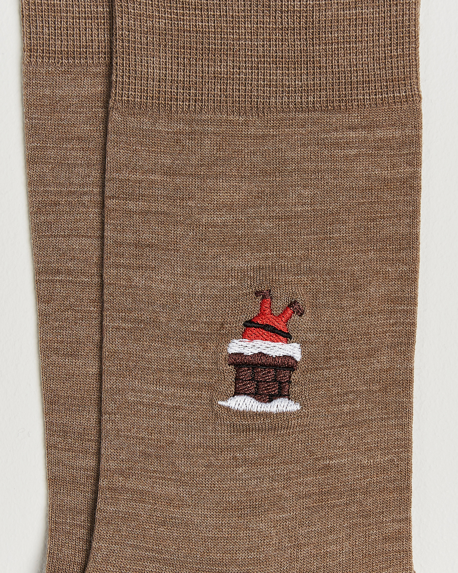 Herre |  | Falke | Airport Santa Socks Nutmeg Melange