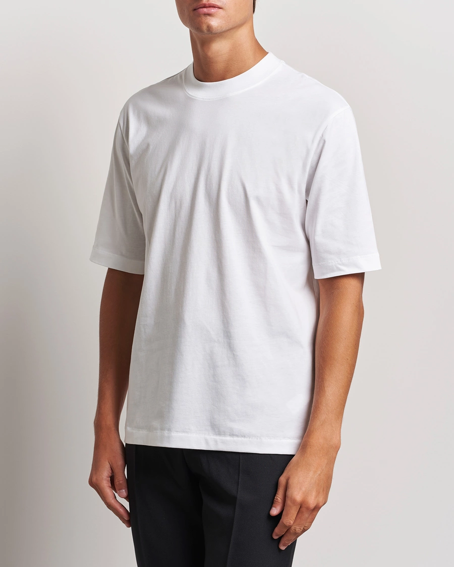 Herre |  | Filippa K | Mock Neck T-Shirt White