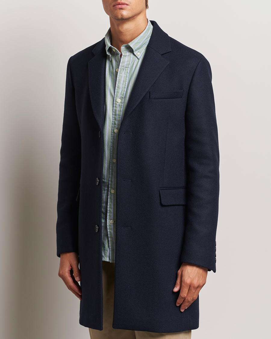 Herre |  | GANT | Classic Wool Coat Night Blue