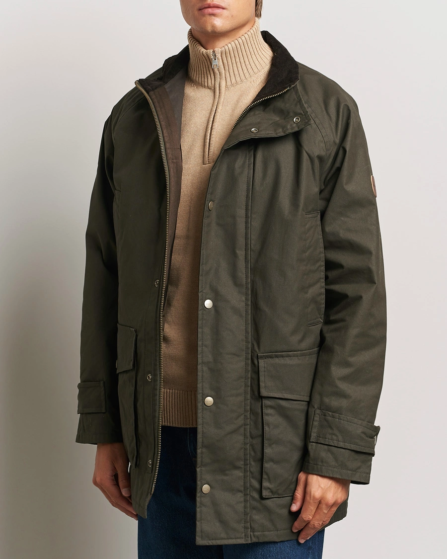 Herre |  | GANT | Double Decker Jacket Dark Sage