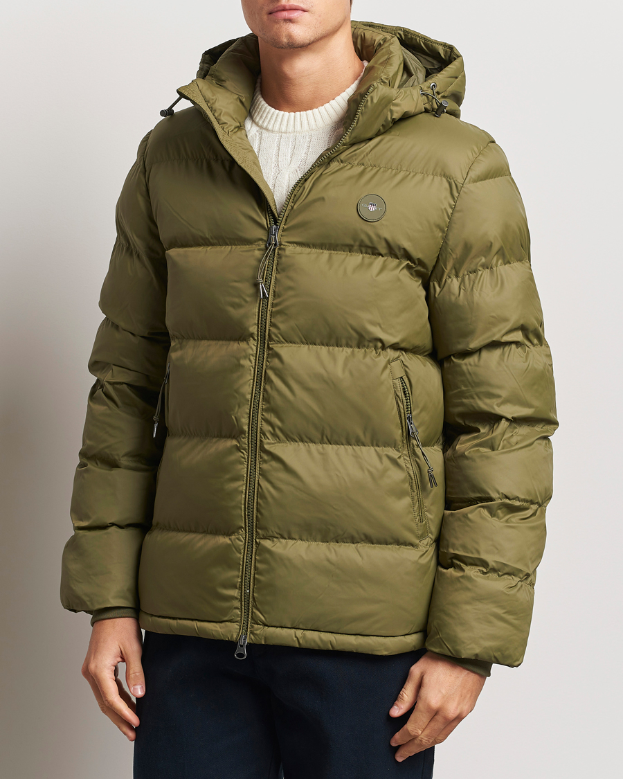 Herre |  | GANT | The Active Cloud Jacket Juniper Green