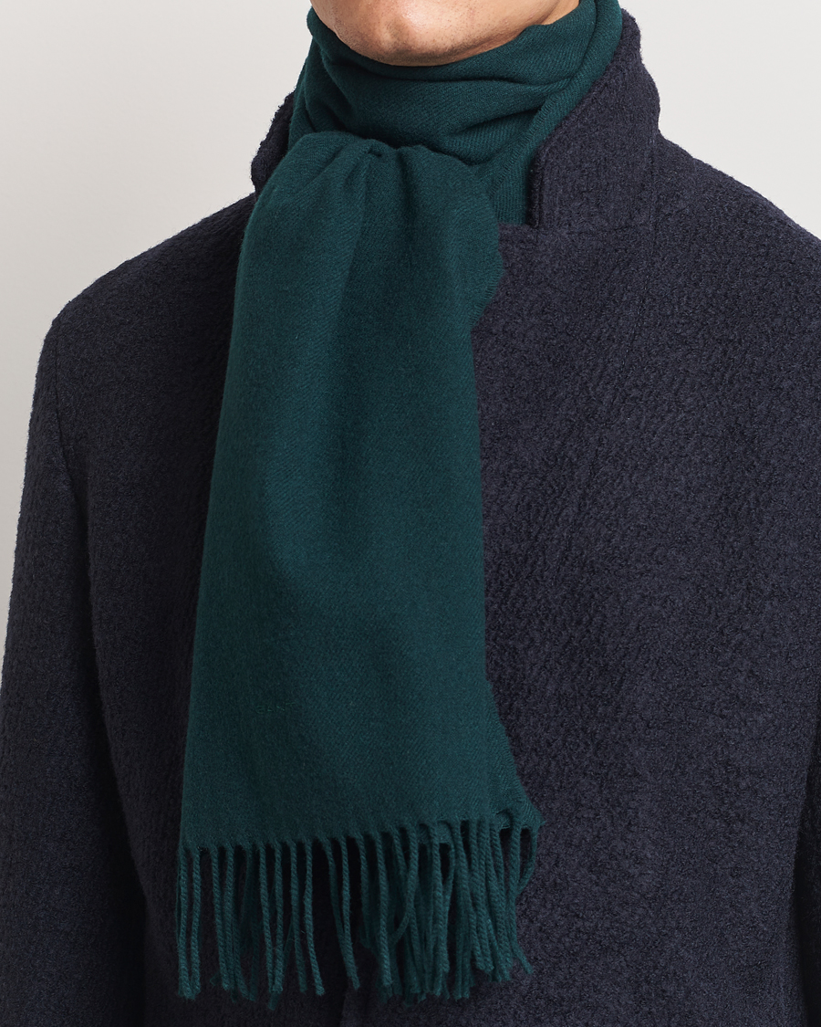 Herre |  | GANT | Wool Scarf Tartan Green