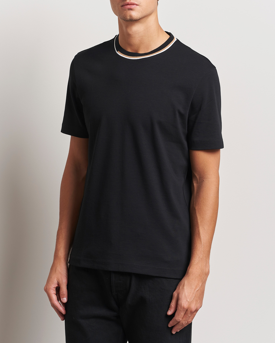 Herre | T-Shirts | BOSS BLACK | Thompson Crew Neck T-Shirt Black