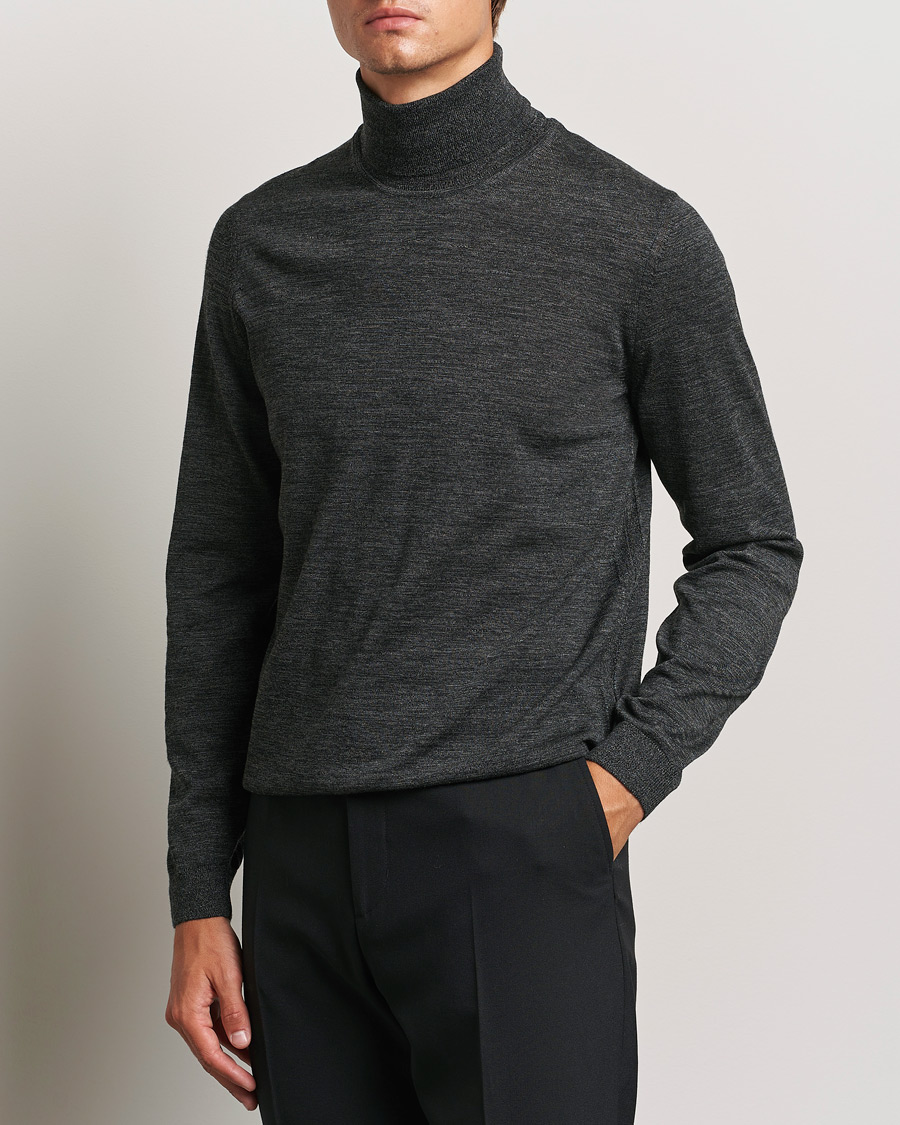 Herre |  | BOSS BLACK | Musso Merino Knitted Polo Black