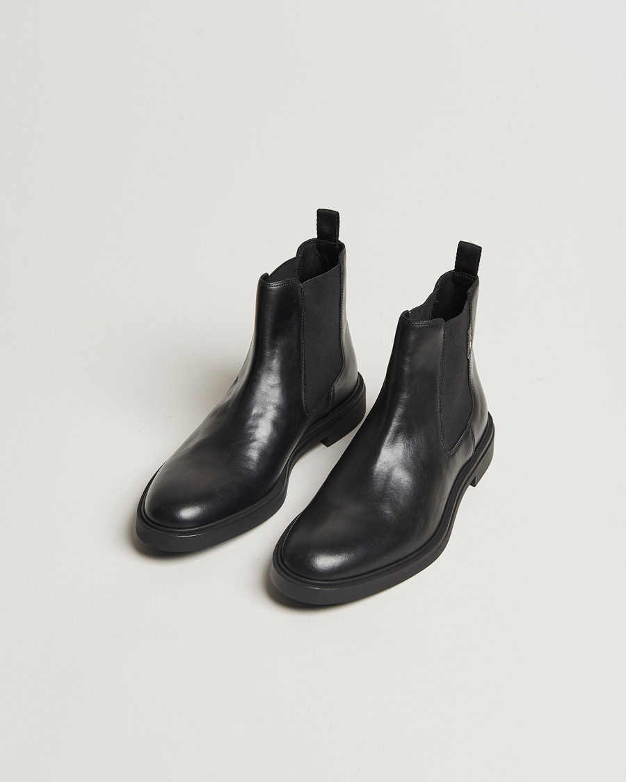 Herre | Svarte støvler | BOSS BLACK | Calev Leather Chelsea Boot Black