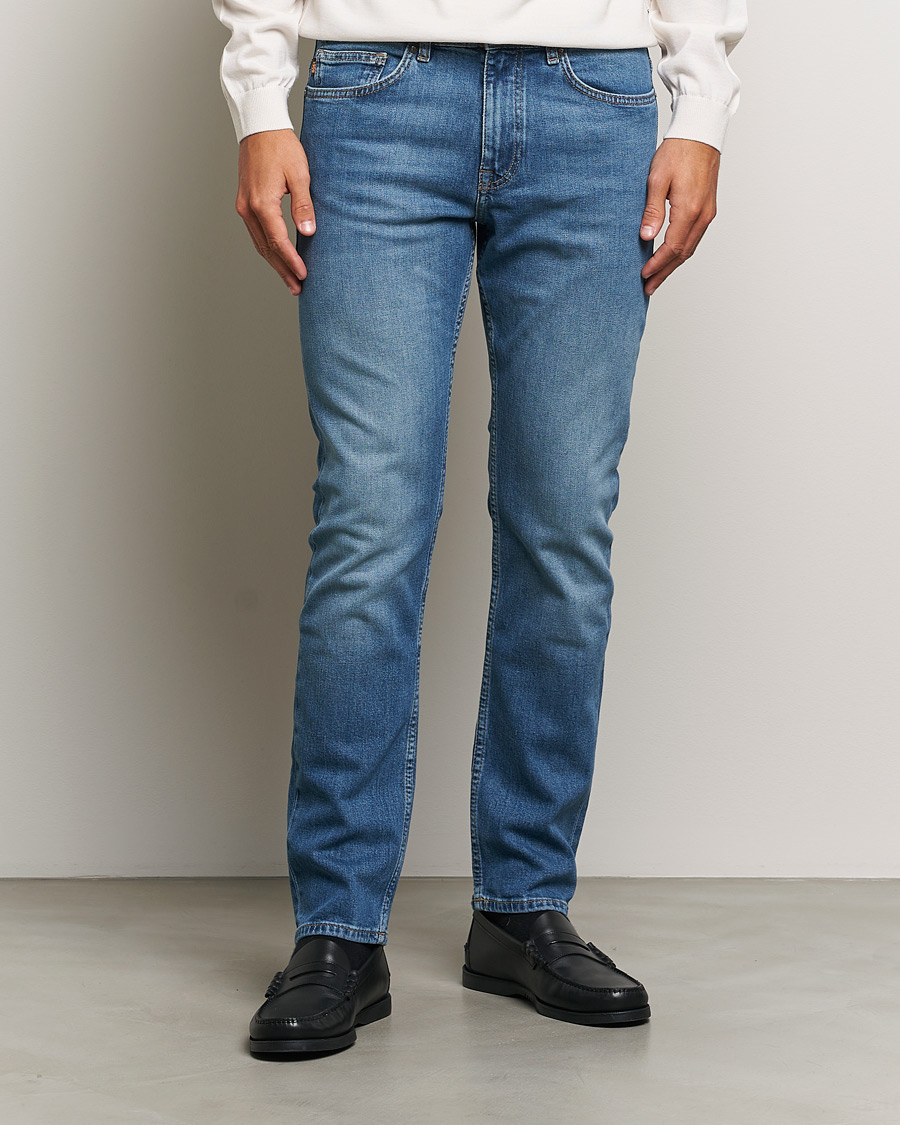 Herre |  | BOSS ORANGE | Delaware Stretch Jeans Light Blue