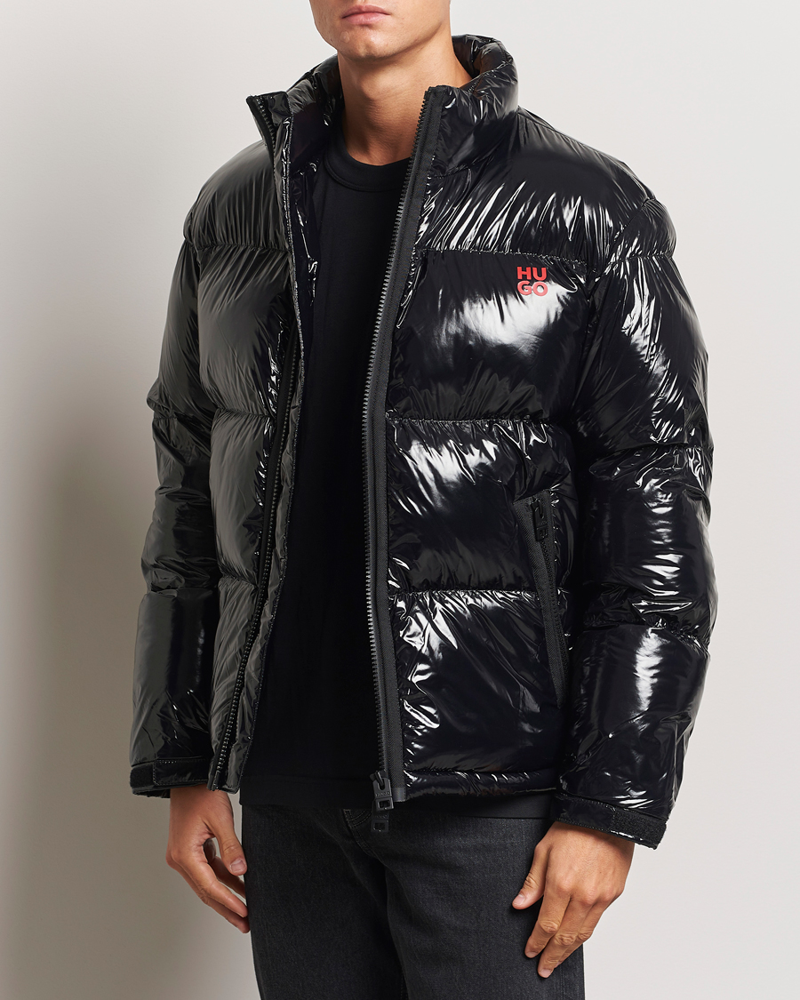 Herre |  | HUGO | Biron Glossy Down Jacket Black