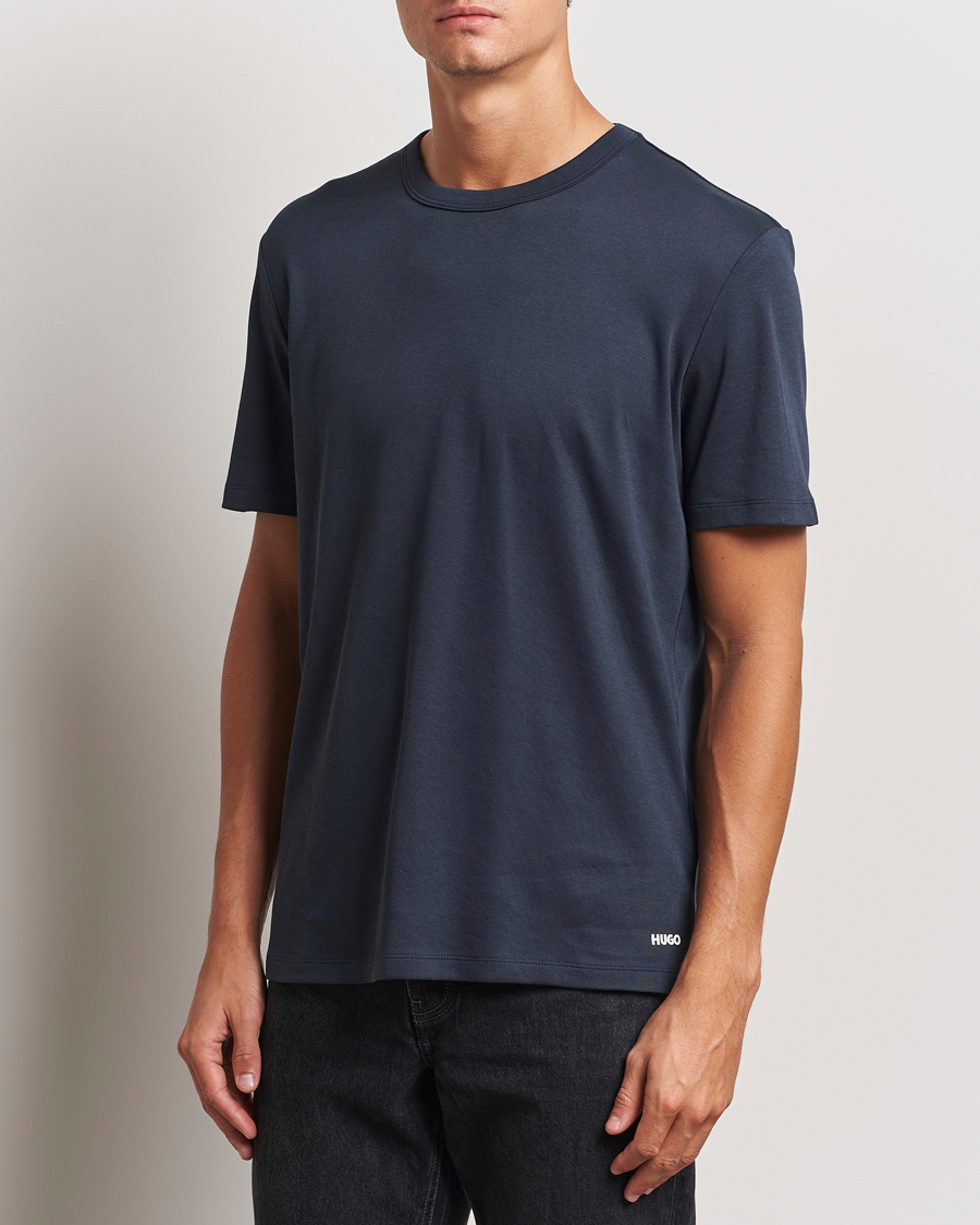 Herre |  | HUGO | Dozy Crew Neck T-Shirt Dark Blue