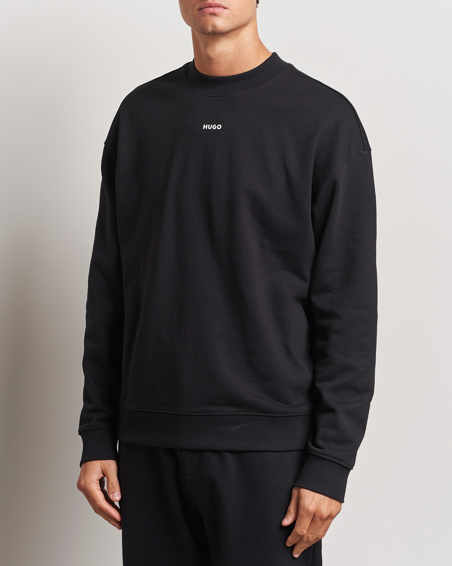 Herre |  | HUGO | Dapo Crew Neck Sweatshirt Black