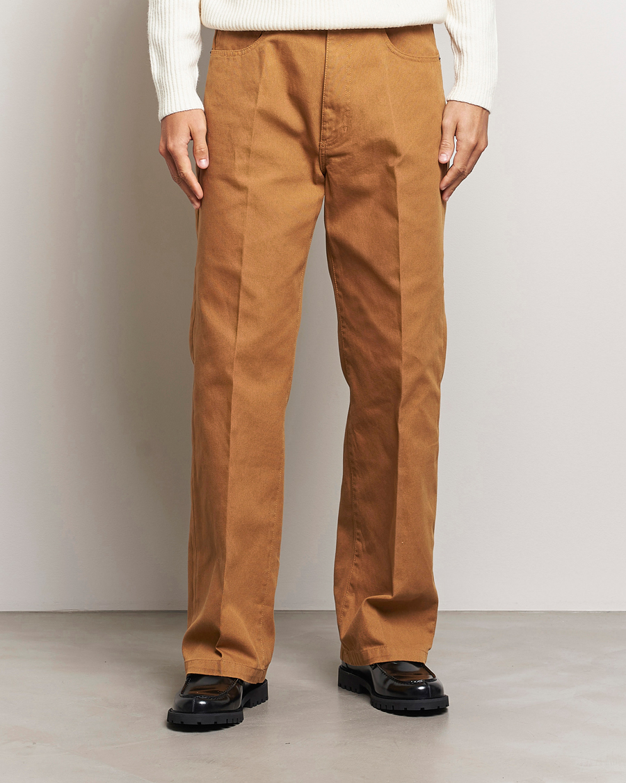 Herre | Chinos | Jeanerica | VM009 Vega Canvas Trousers Brown