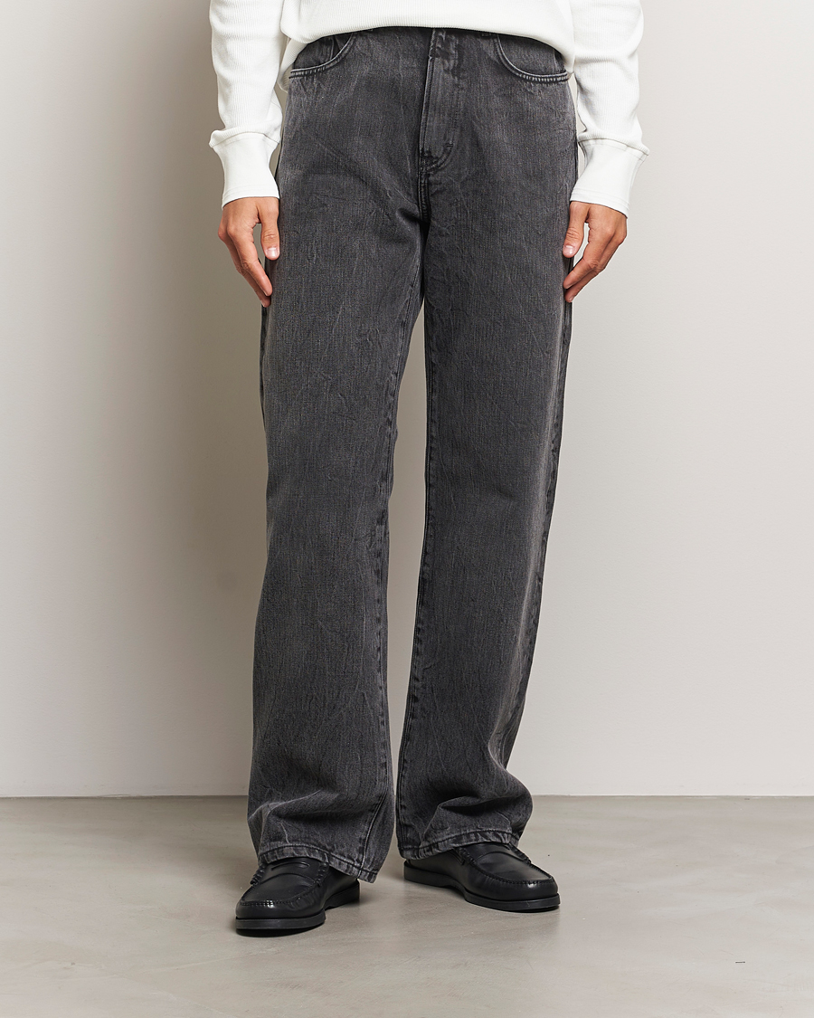 Herre |  | Jeanerica | VM009 Vega Canvas Trousers Black Firenze