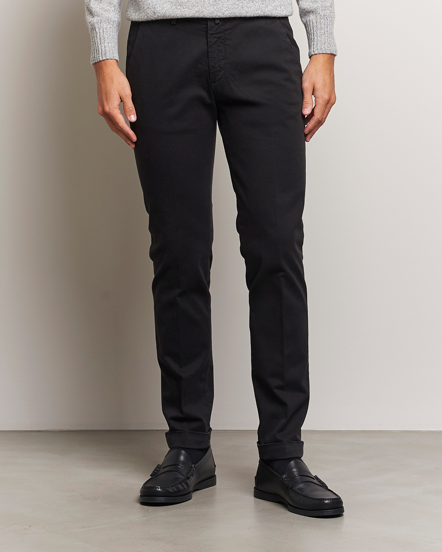 Herre |  | Briglia 1949 | Slim Fit Cotton Stretch Chino Black