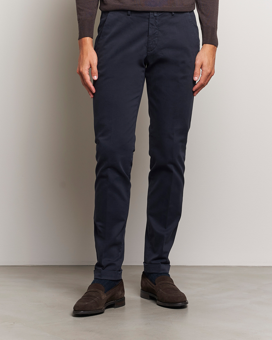 Herre |  | Briglia 1949 | Slim Fit Cotton Stretch Chino Navy