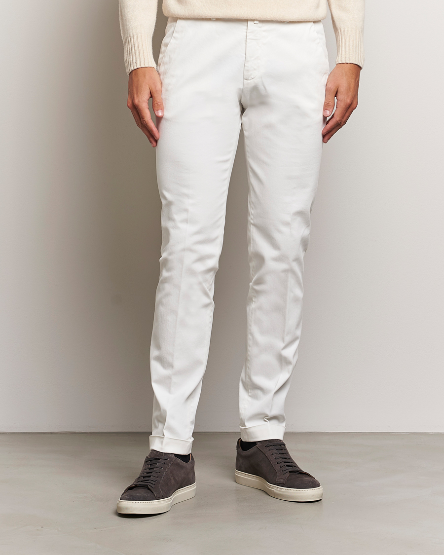 Herre |  | Briglia 1949 | Slim Fit Cotton Stretch Chino Off White