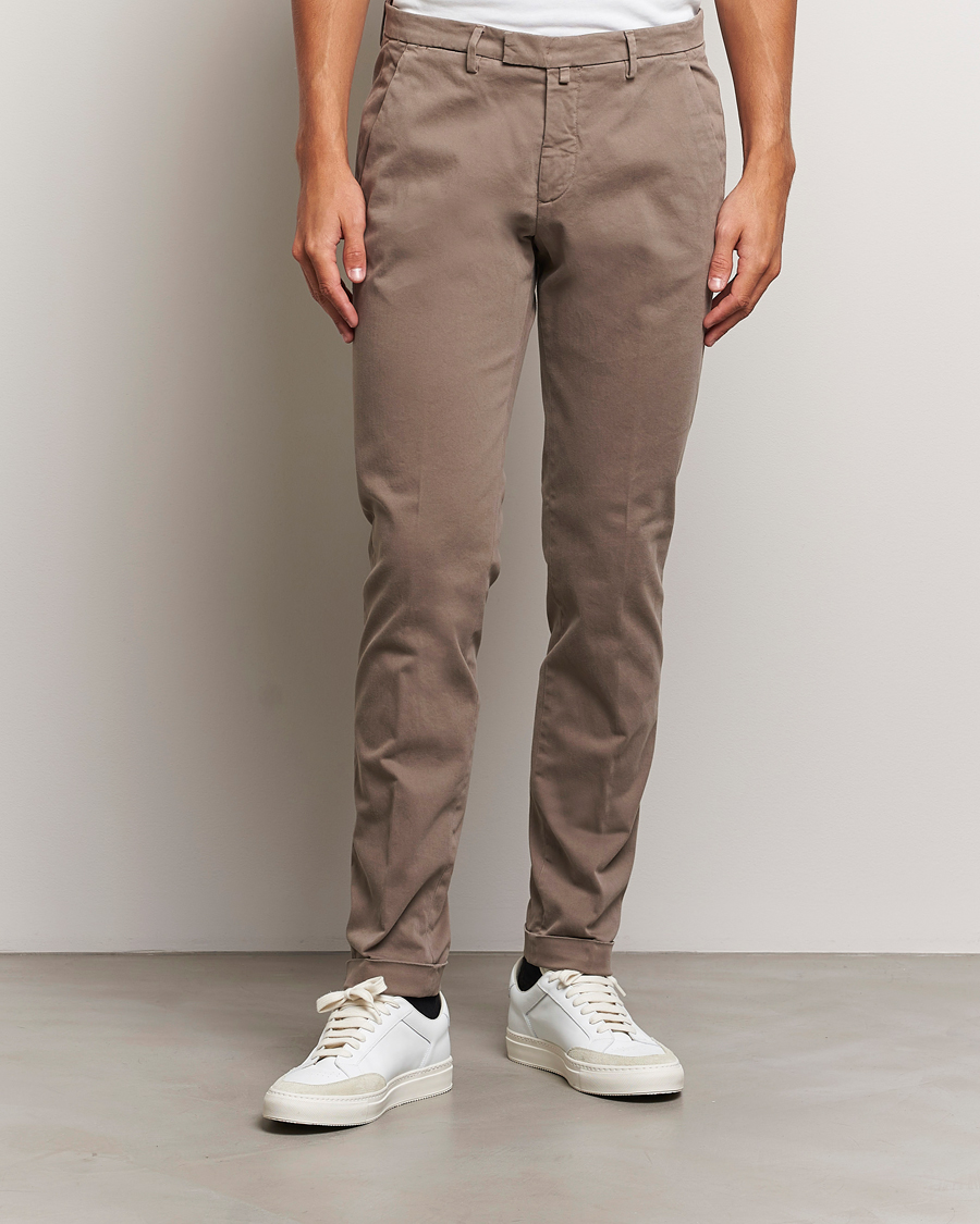 Herre |  | Briglia 1949 | Slim Fit Cotton Stretch Chino Taupe