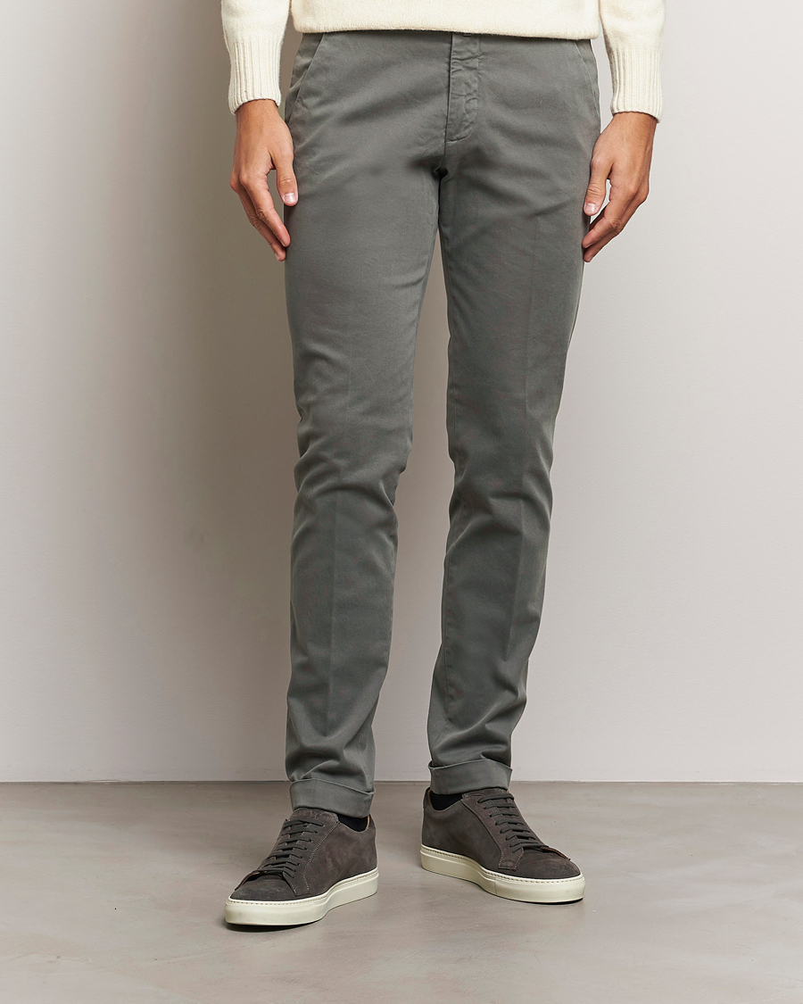 Herre |  | Briglia 1949 | Slim Fit Cotton Stretch Chino Grey