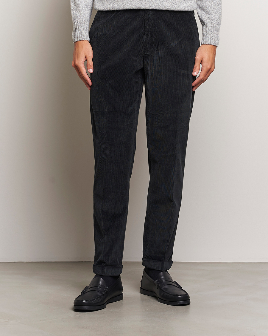 Herre |  | Briglia 1949 | Easy Fit Corduroy Trousers Black