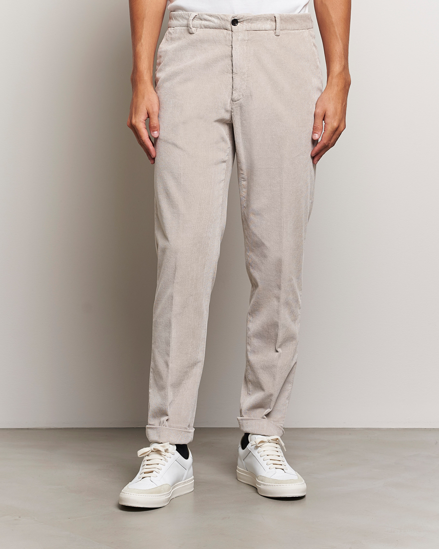 Herre |  | Briglia 1949 | Easy Fit Corduroy Trousers Beige