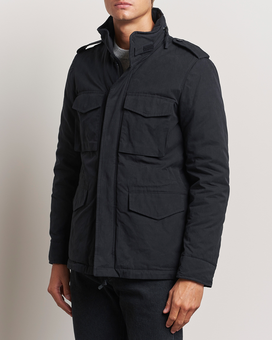 Herre |  | Aspesi | Cotton Field Jacket Midnight