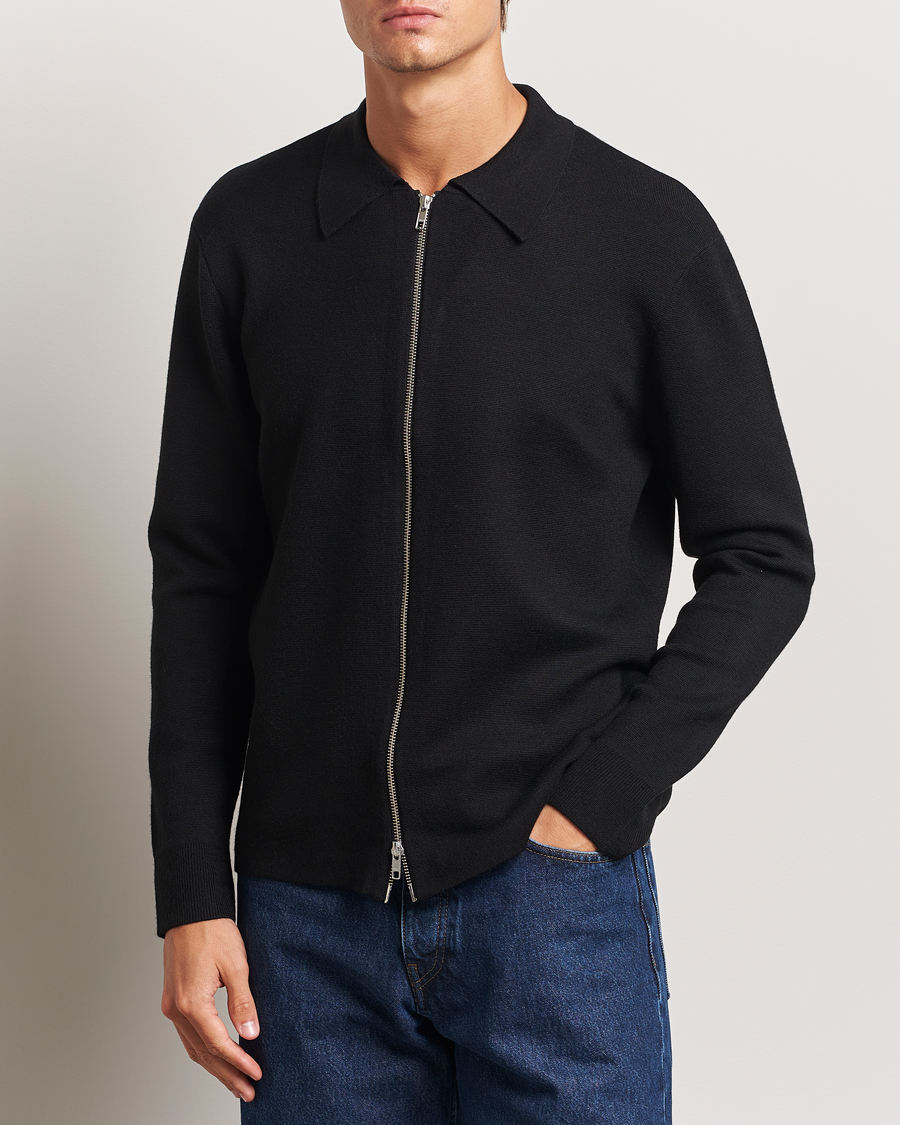 Herre |  | NN07 | Harald Cotton/Modal Full Zip Black