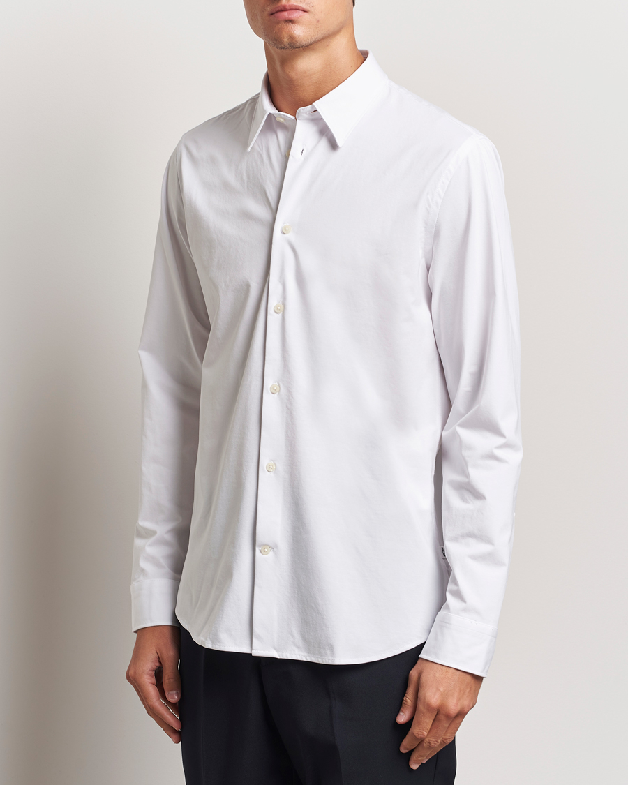 Herre |  | NN07 | Elian Mercerized Cotton Shirt White