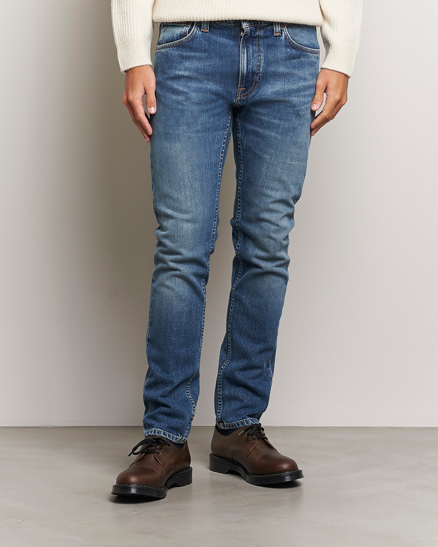 Herre |  | Nudie Jeans | Lean Dean Jeans Blue Delusion