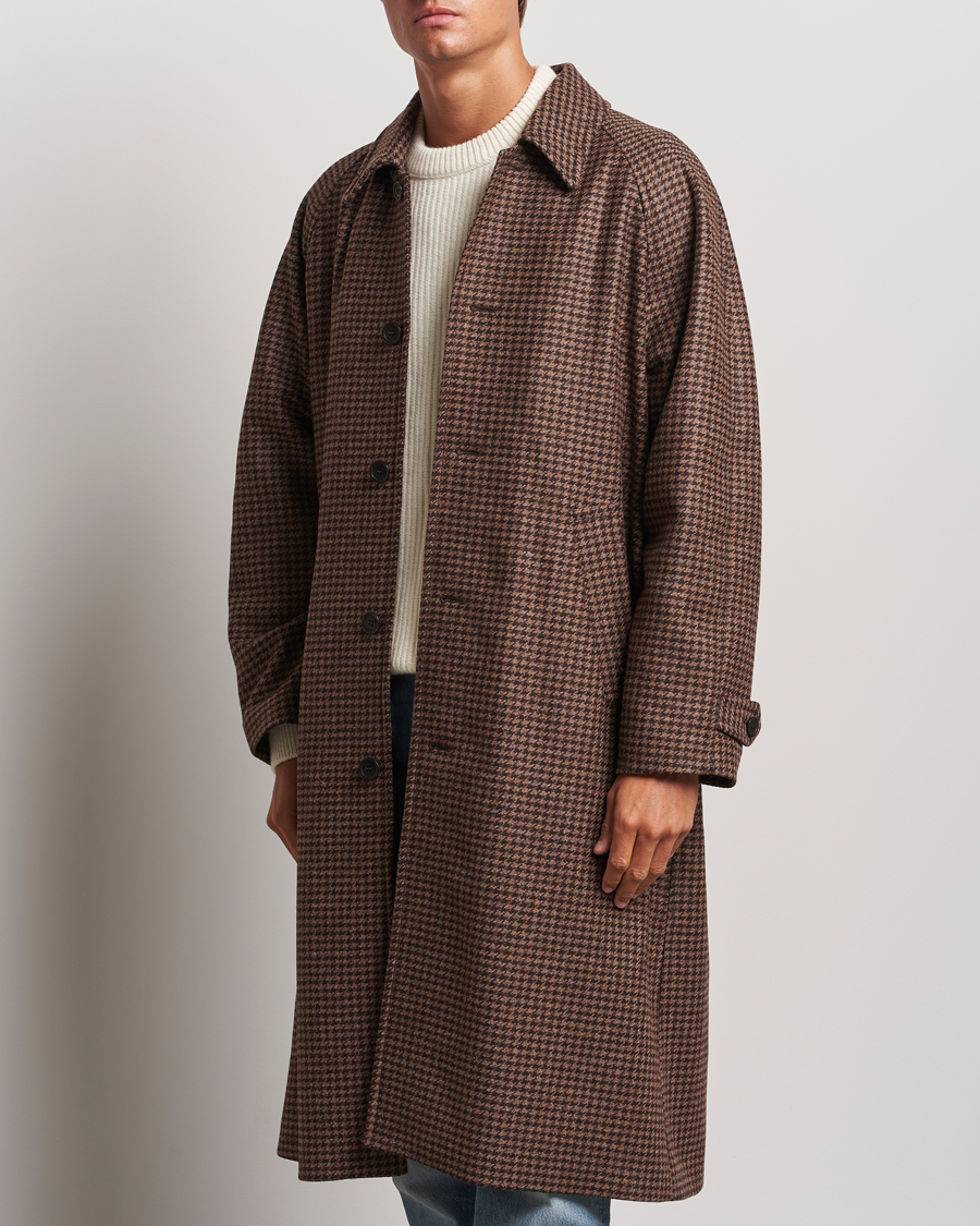 Herre | Nye produktbilder | Nudie Jeans | Will Dogtooth Check Coat Brown