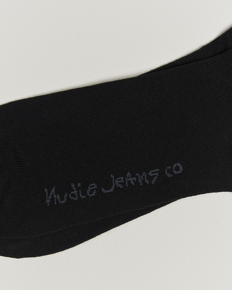 Herre | Undertøy | Nudie Jeans | Amundsson Tennis Socks Black/White