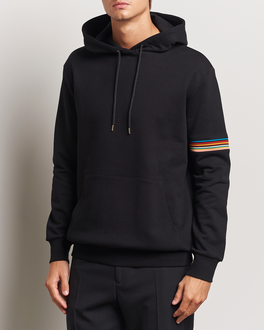 Herre |  | Paul Smith | Striped Arm Hoodie Black