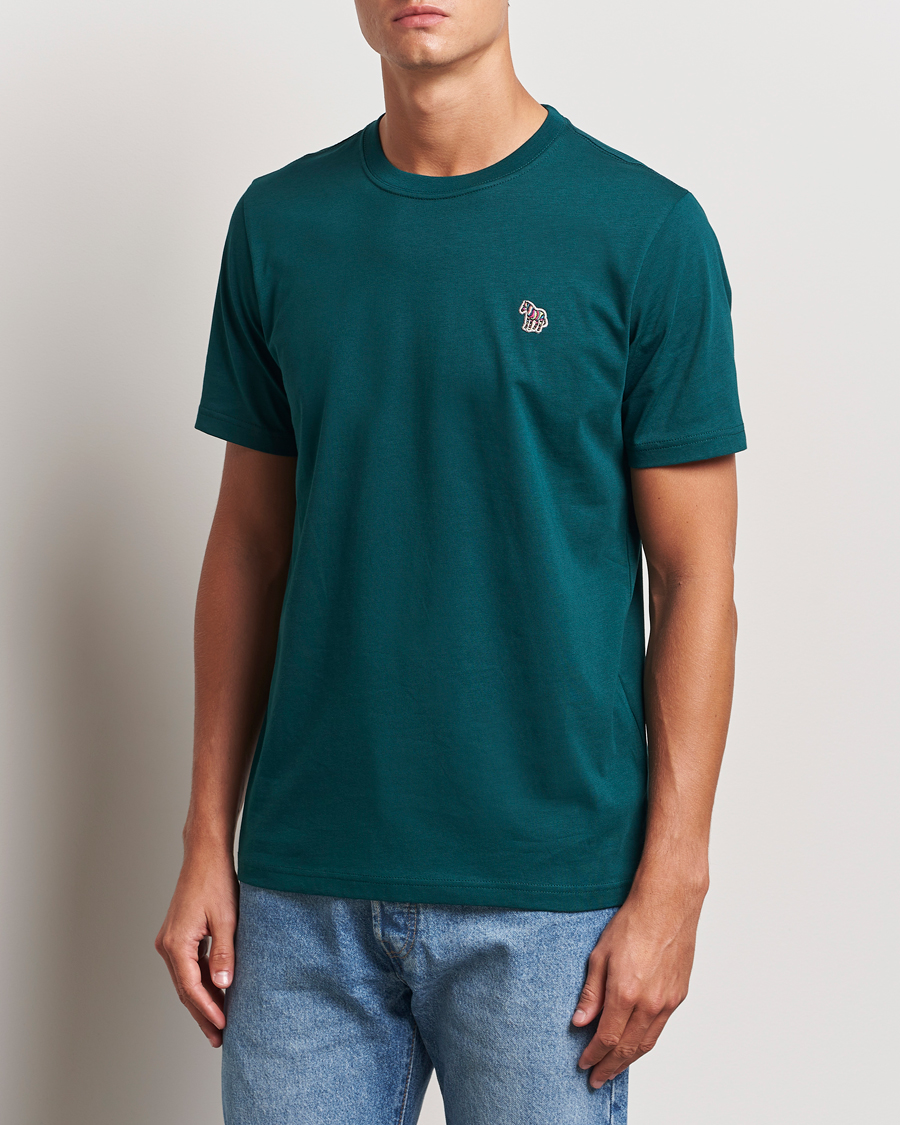 Herre |  | PS Paul Smith | Organic Cotton Zebra T-Shirt Green