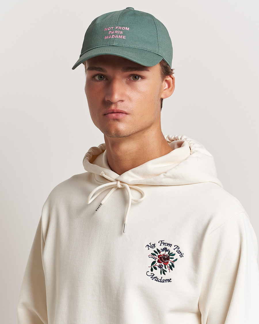 Herre |  | Drôle de Monsieur | Slogan Baseball Cap Water Green