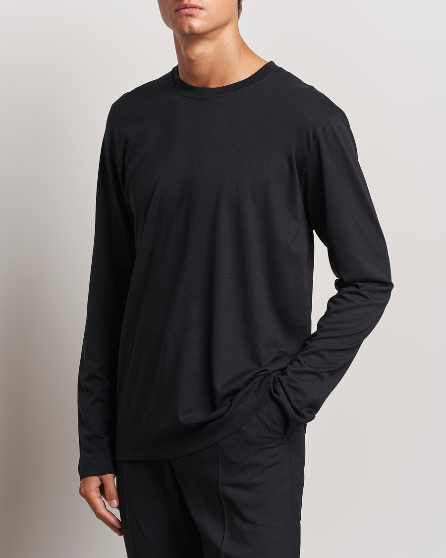 Herre |  | CDLP | Midweight Long Sleeve T-Shirt Black