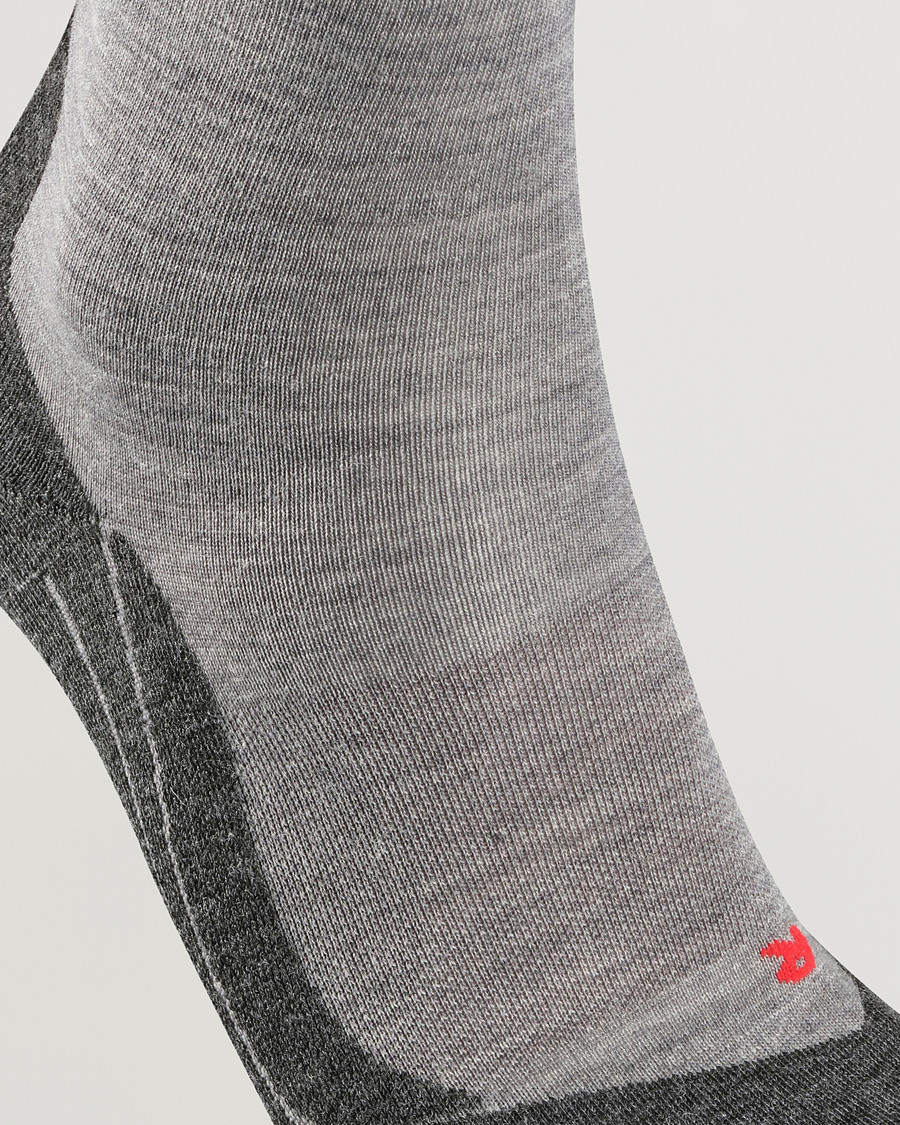 Herre |  | Falke Sport | RU4 Endurance Wool Running Socks Light Grey Mel