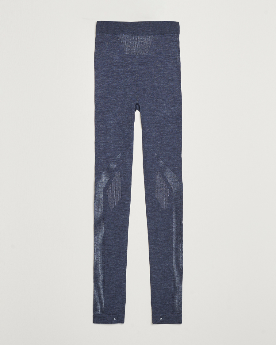 Herre | Lange underbukser | Falke Sport | Wool Tech Tights Space Blue