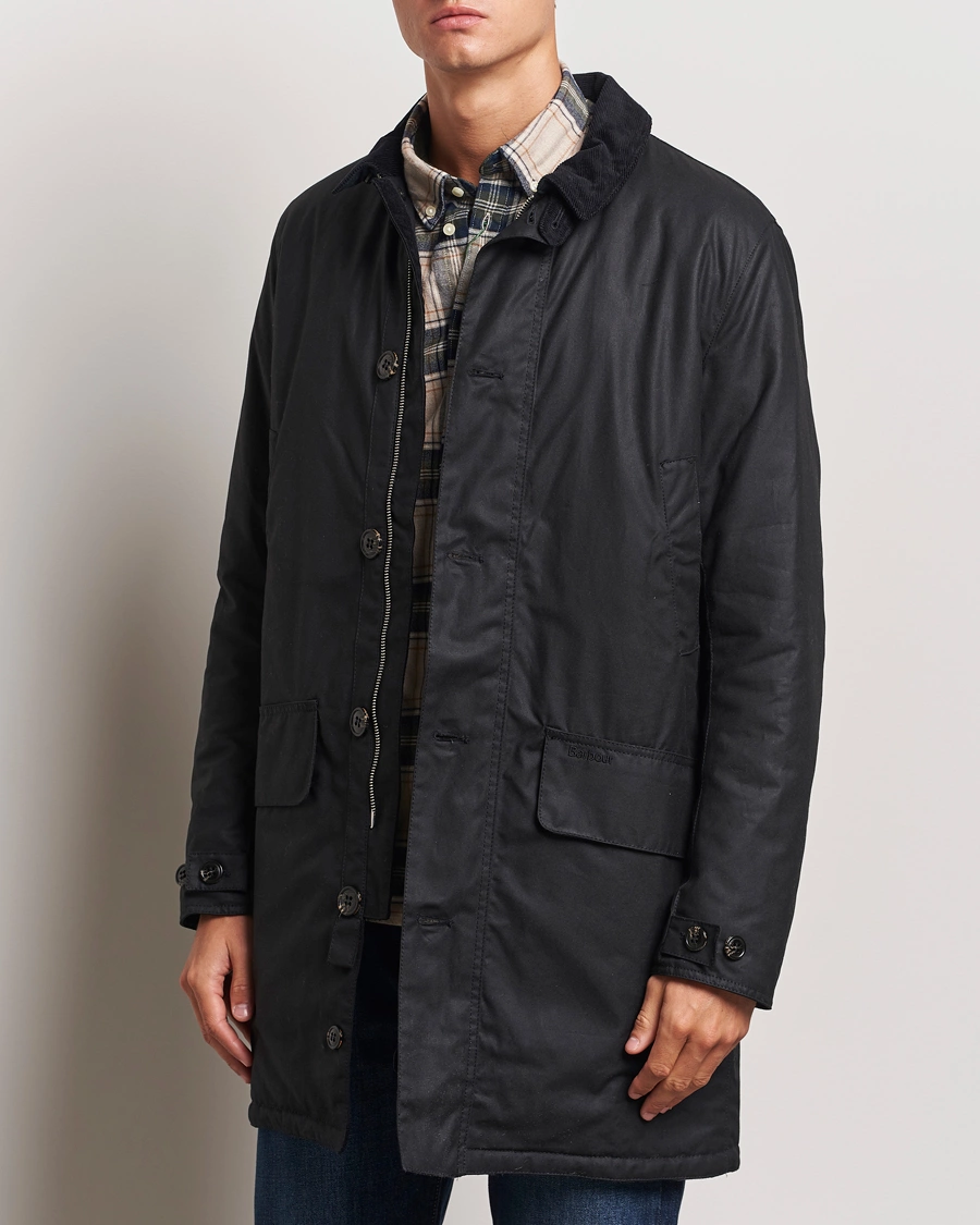 Herre |  | Barbour Lifestyle | Waxed Mac Black