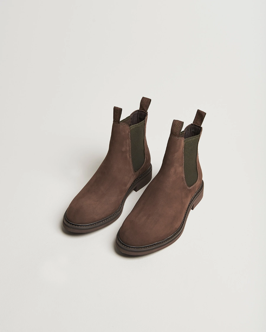 Herre |  | Loake 1880 | Ducksworth Waterproof Chelsea Boot Brown Nubuck