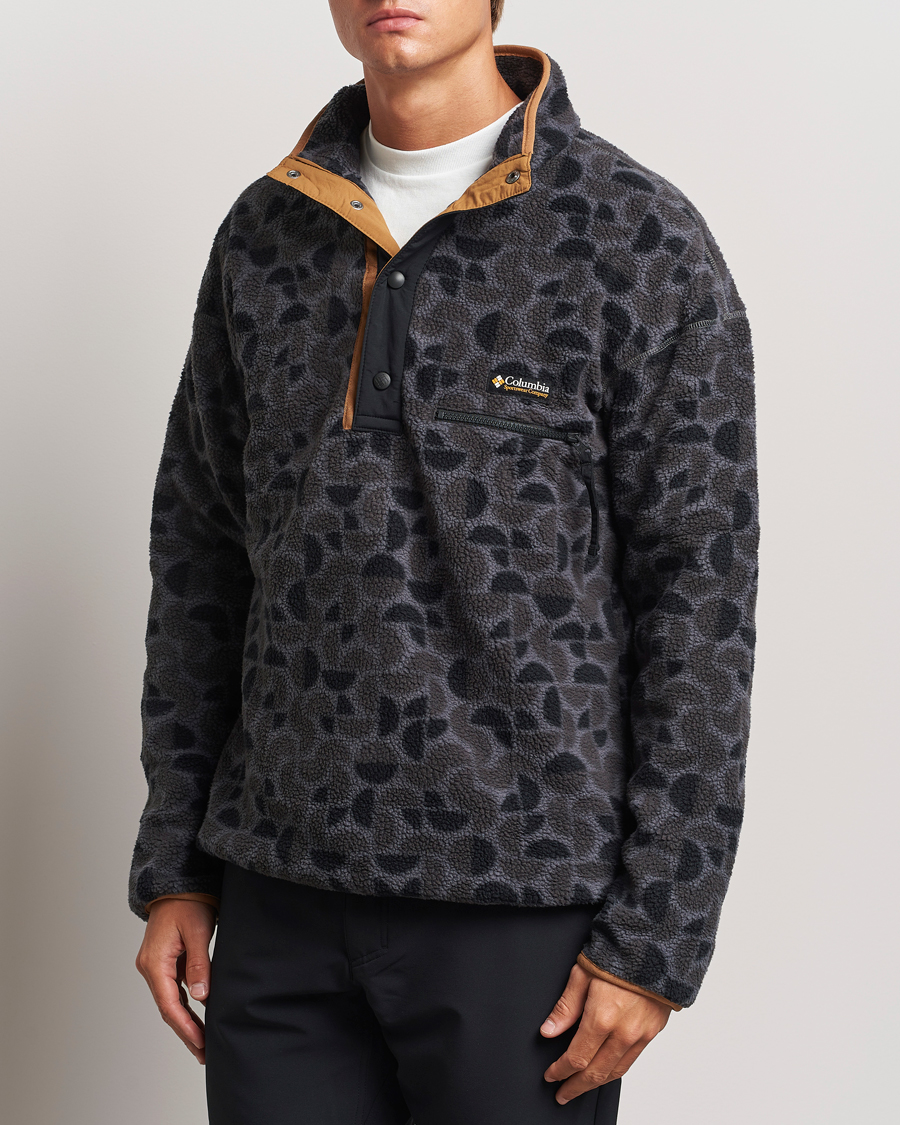 Herre |  | Columbia | Helvetia Printed Half Snap Fleece Black