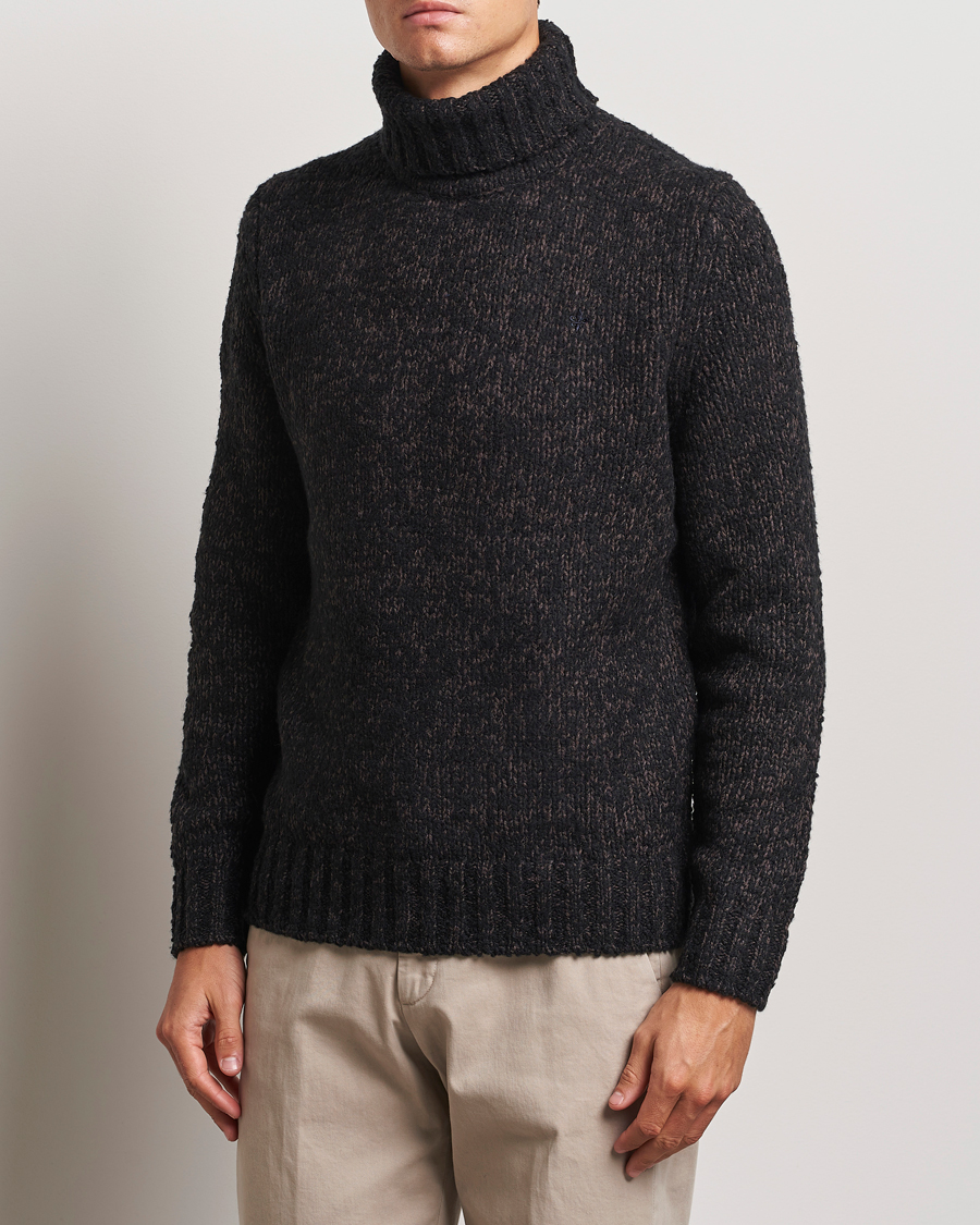 Herre |  | Morris | Herbert Heavy Knitted Rollneck Brown