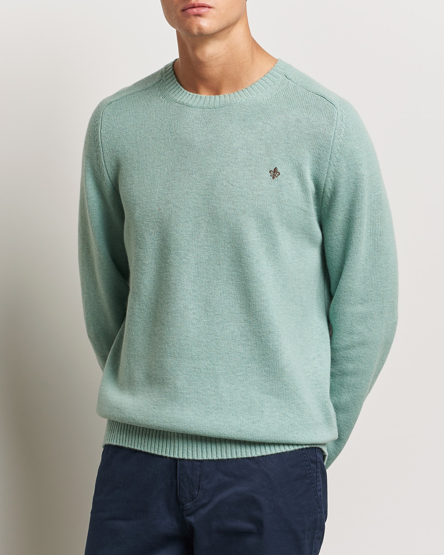 Herre |  | Morris | Hertford Merino Crew Neck Green