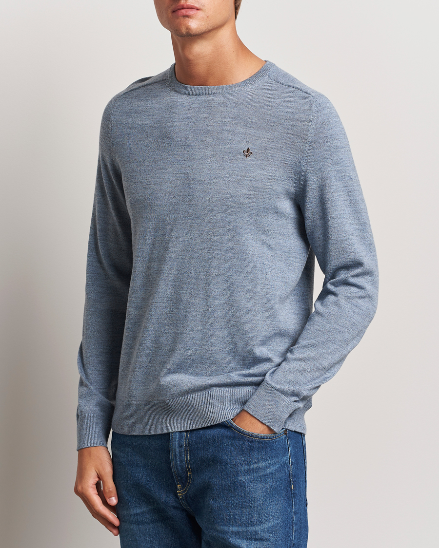 Herre |  | Morris | Merino O-neck Light Blue