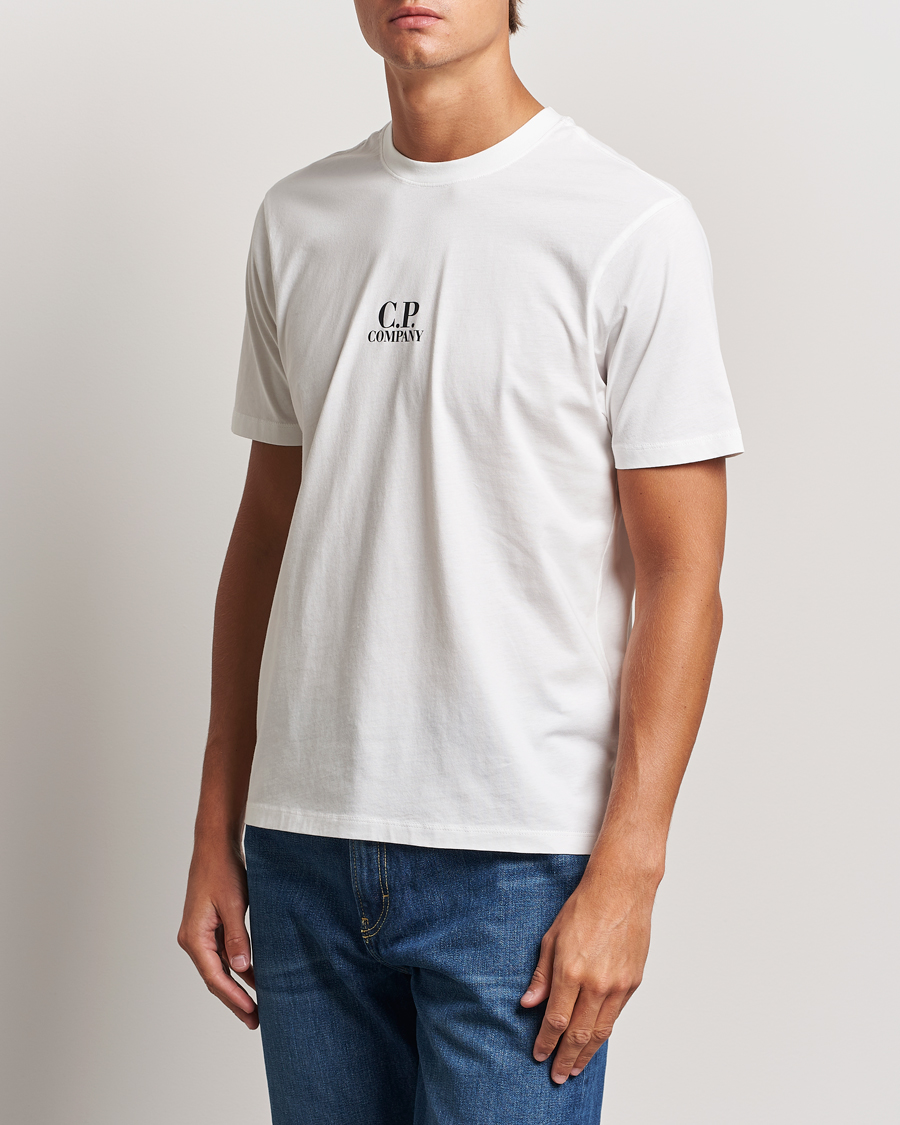 Herre | C.P. Company | C.P. Company | Jersey Back Logo T-Shirt White