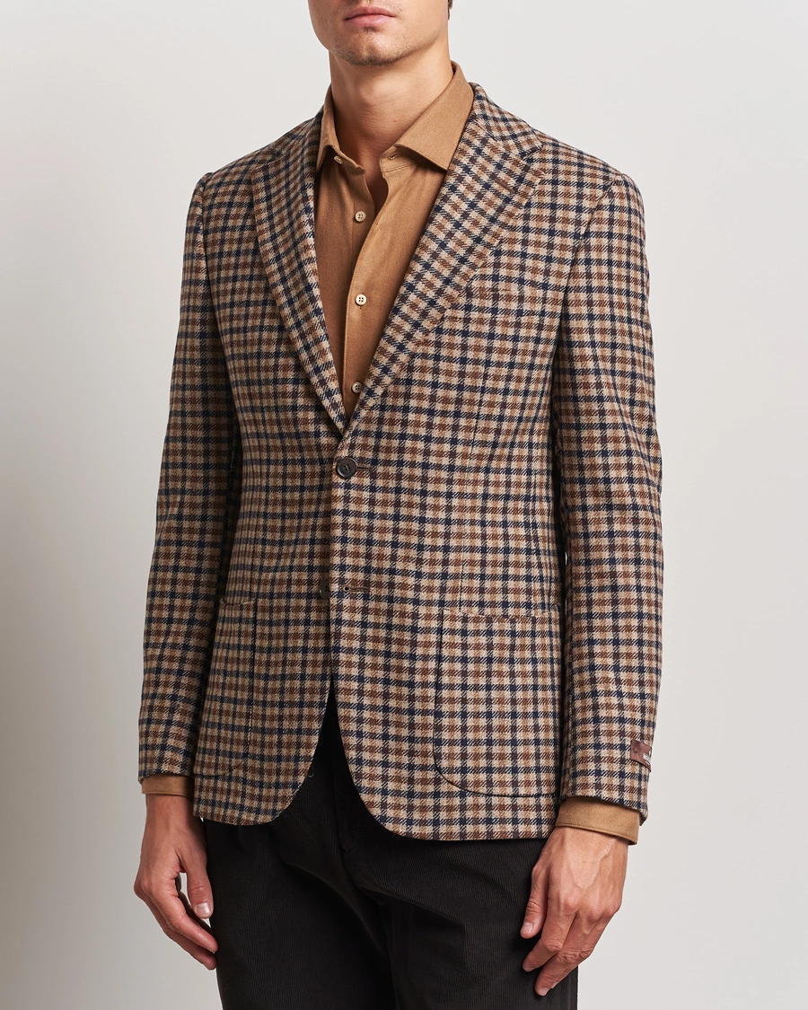 Herre | Jakke og bukse | Morris Heritage | Wool Tweed Blazer Navy