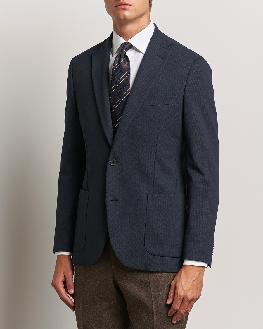 Herre |  | Morris Heritage | Soft Jersey Blazer Navy